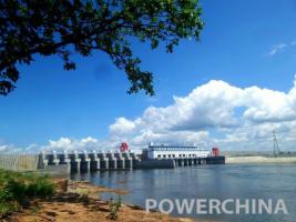 柬埔寨桑河二級水電站4#機組投產發電